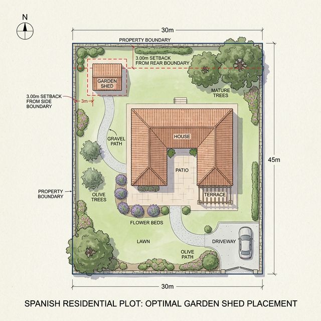Preparaci&oacute;n de terreno para caseta de jard&iacute;n