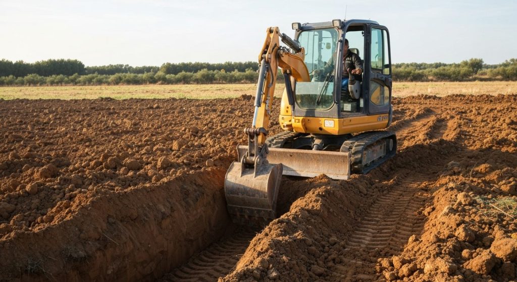 Excavación para cimentación de vivienda unifamiliar: zanjas, profundidades y tolerancias