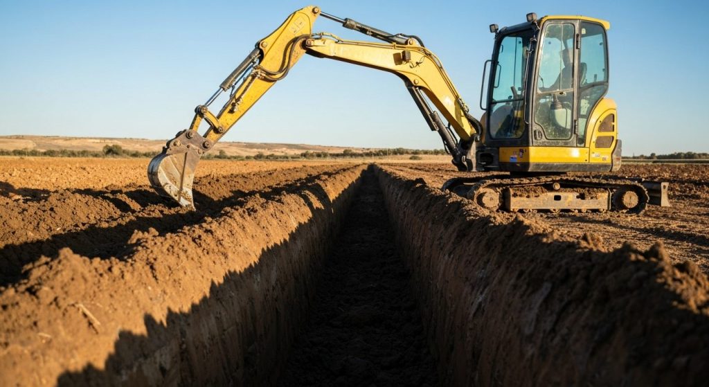 Zanjas para saneamiento e instalaciones: profundidades y proceso